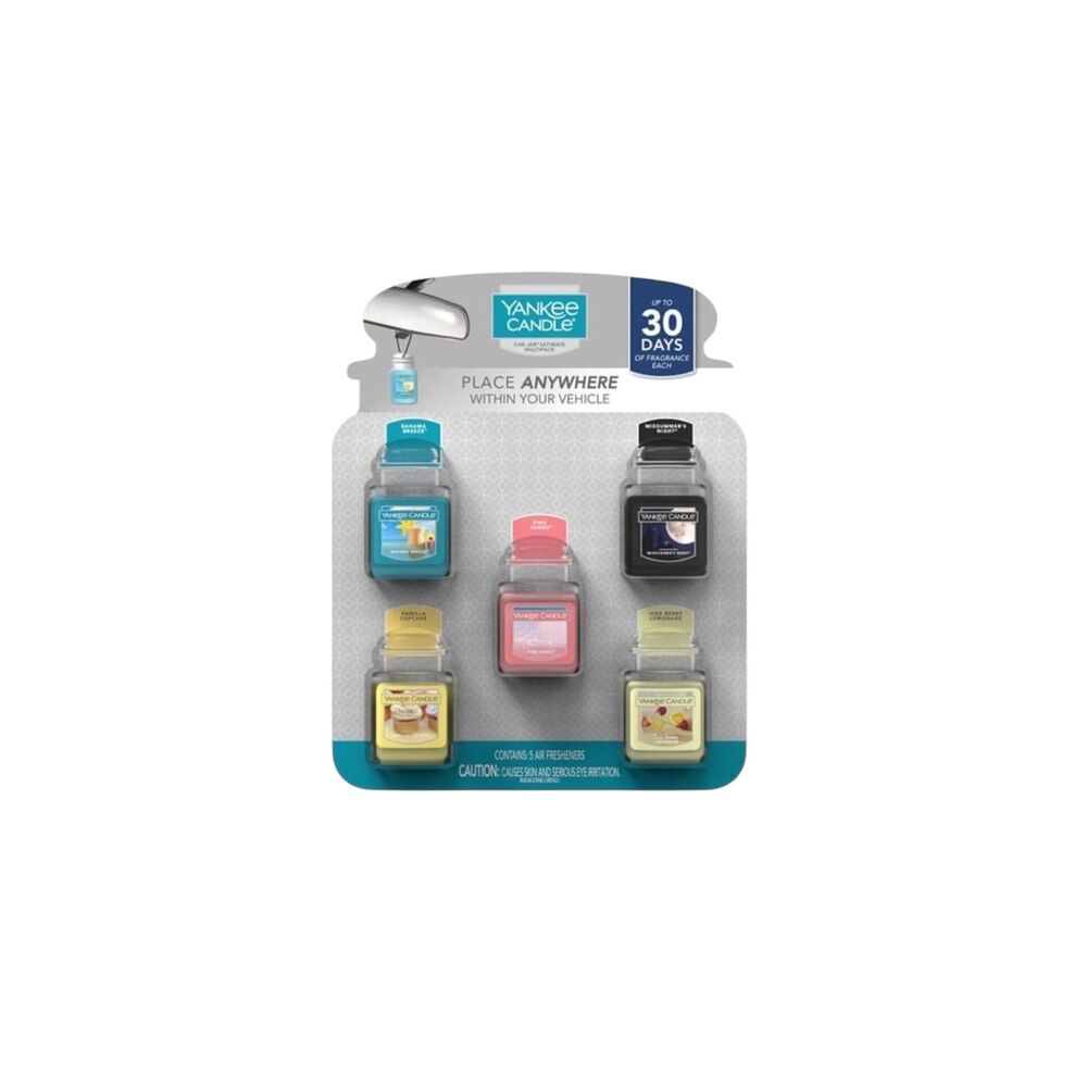 Nwt Yankee Candle Car Jar Ultimate 5-Pack Air Fresheners sealed packaging